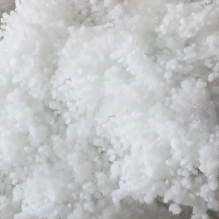 
3d*32mm regenerated hollow conjugated polyester fiber ball 