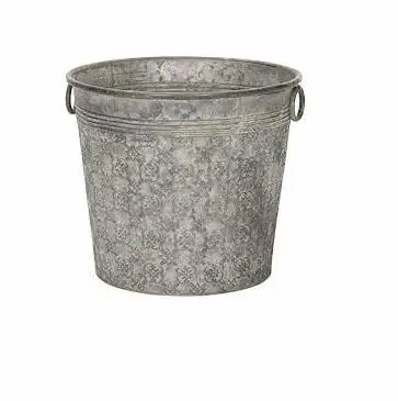  Оцинкованная экономичная винтажная Ведерко для дома и сада декоративная железная цветов с ручкой металлический цветочный горшок