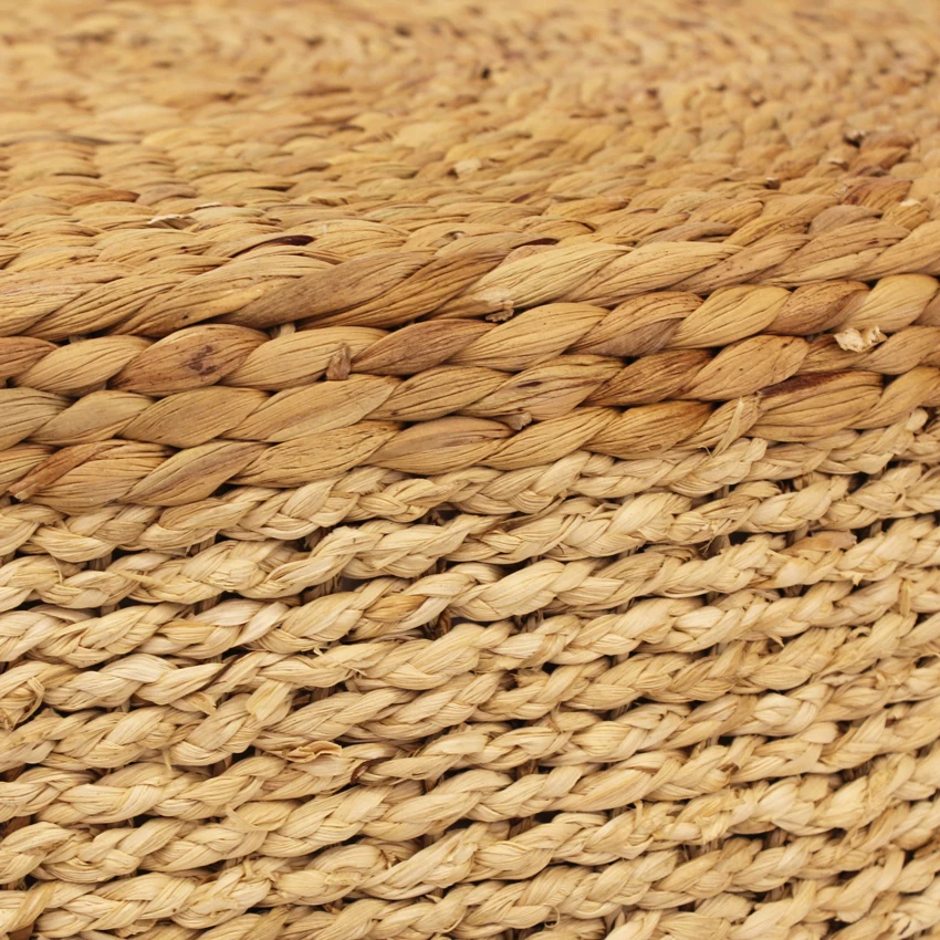 Hot Product Footstool Pouf Mix Of Seagrass Water Hyacinth Handicraft Interior Decoration Vietnam