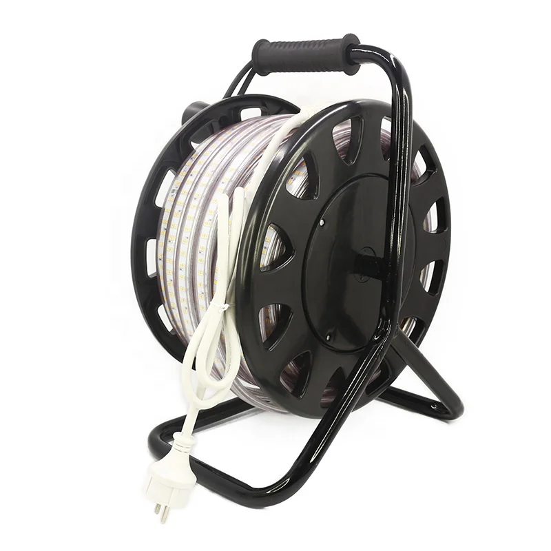 10m/lot 220V Led 2835 SMD Led Strip Rope Light 180leds/m Waterproof LED Strip High Voltage Flexible Led Strip With Plug