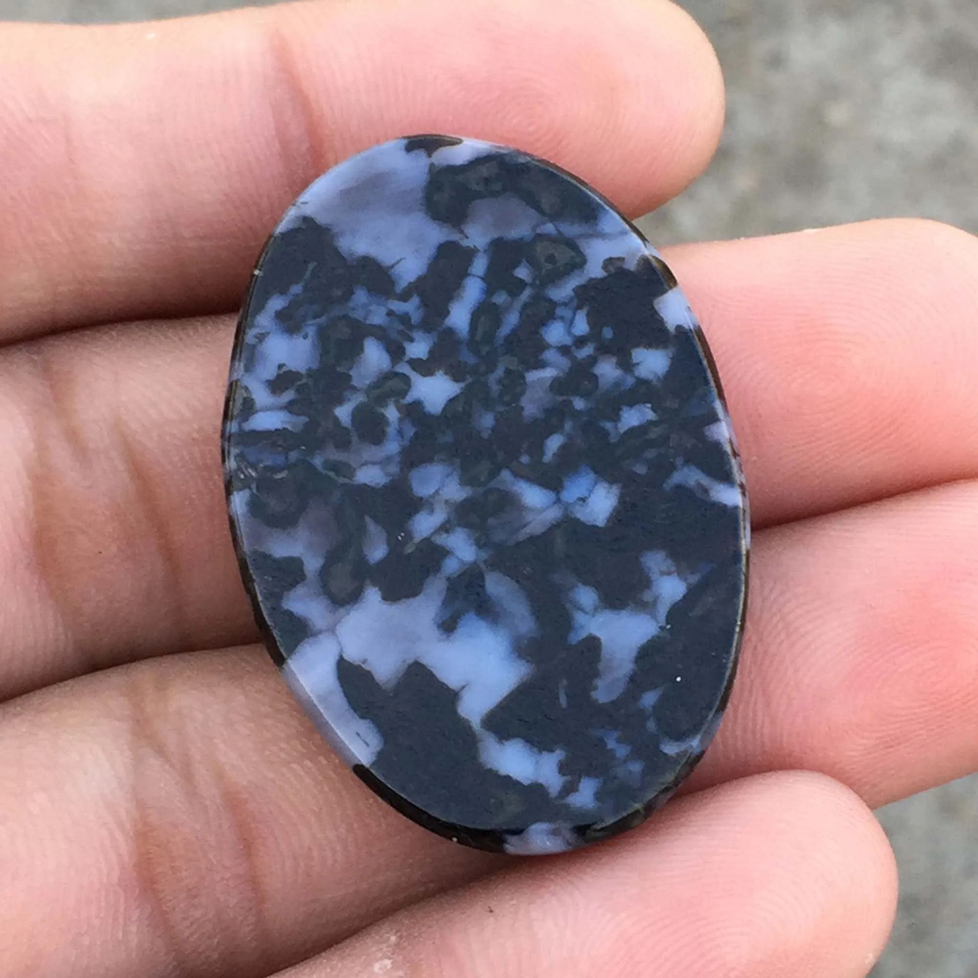 Indigo Gabbro Jasper Gemstone Smooth Polished Handmade Stone Wholesale Supplier