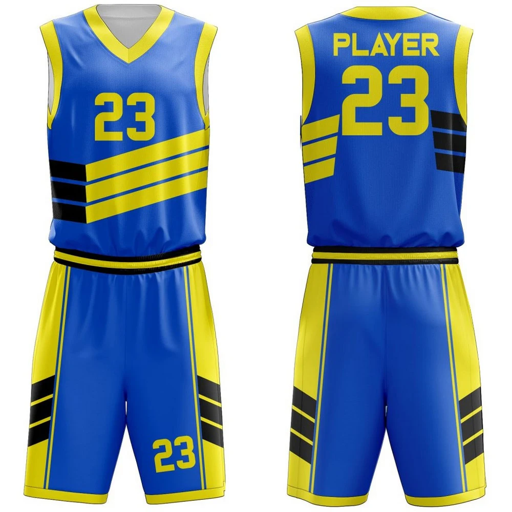 Hot sale cheap reversible basketball jersey uniform with numbers top selling stitched basketball uniforms kit set
