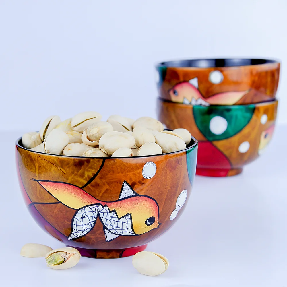 
Hot Selling Best Price Lacquer Bowls Multi-Color Lacquerware Vietnam Handmade Serving Bowls 