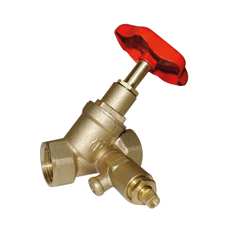 
DN50 Brass valve with drain 