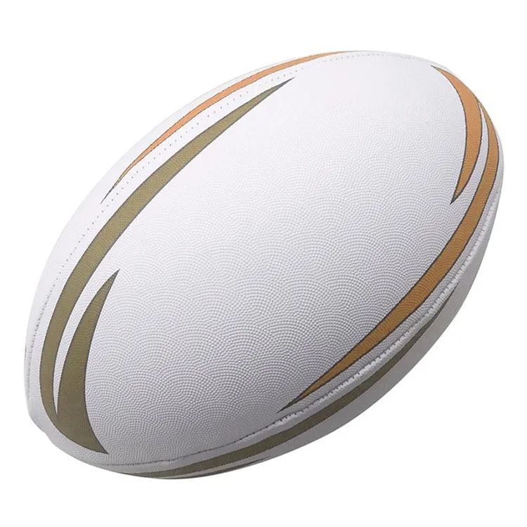 4 panel machine stitched super grip match team rugby ball