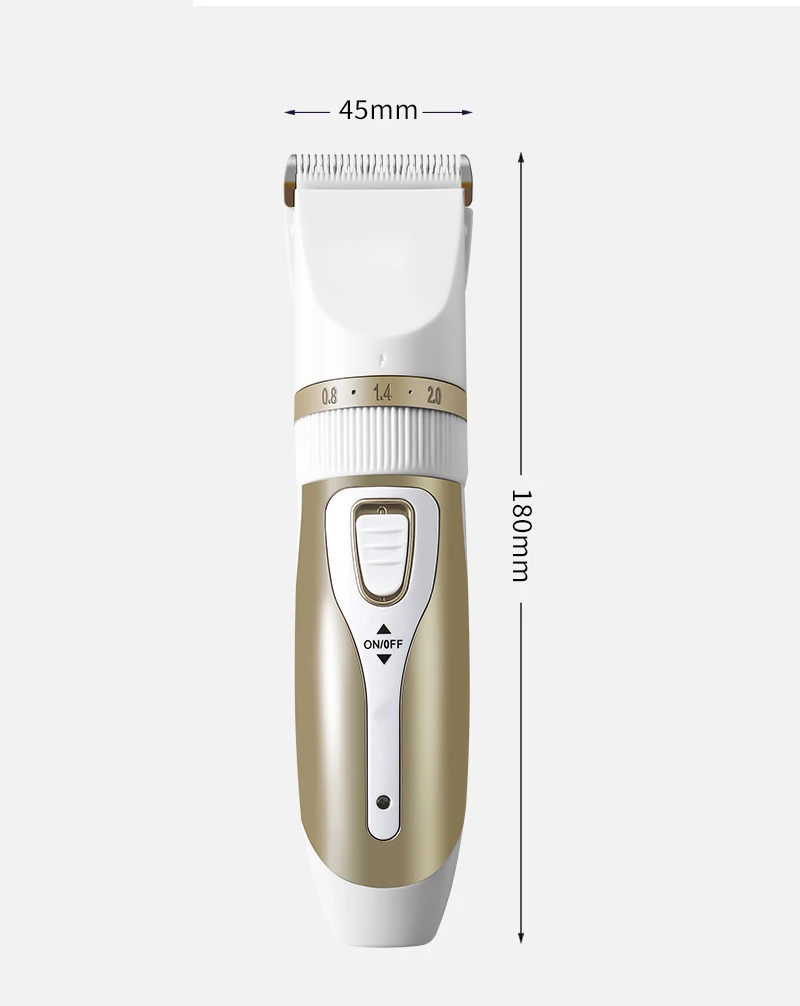 Производство высокое качество низкий звук профессиональные электрические машинки для стрижки кошек и собак с USB-разъемом