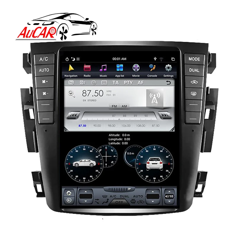AuCar 10.4 Android 9.0 GPS Navigation Auto Multimedia DVD Player Car Video Radio Stereo Carplay For Nissan Teana J31 2003-2007