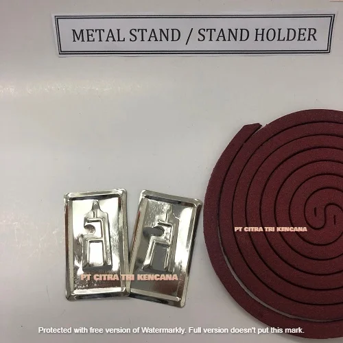 Заводская цена металлическая ткань дисплей подставка держатель москитной спирали жестяная накладка Москитная анталаха мадагаскарская Восточная Африка