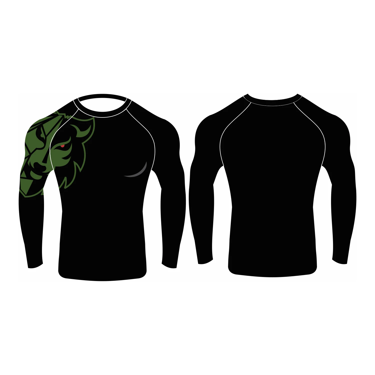 
OEM mma printed sublimated wholesale bjj surfing padded adult rash guard 