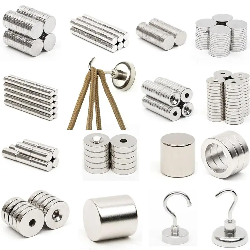Neodymium Disc Shaped  Magnets  36x10 N35 / N45  / Round Magnets / Silver Magnets