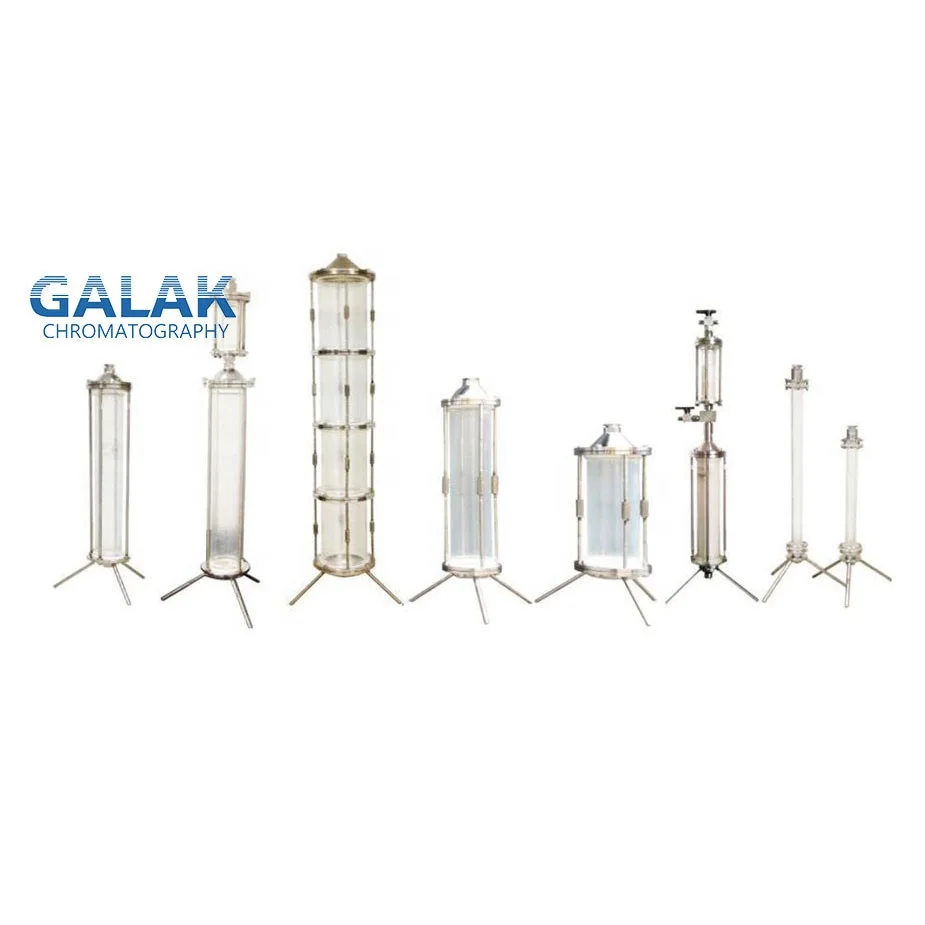 Protein Purification Low Medium Pressure Liquid Chromatography 100mm Single-layer Glass Column