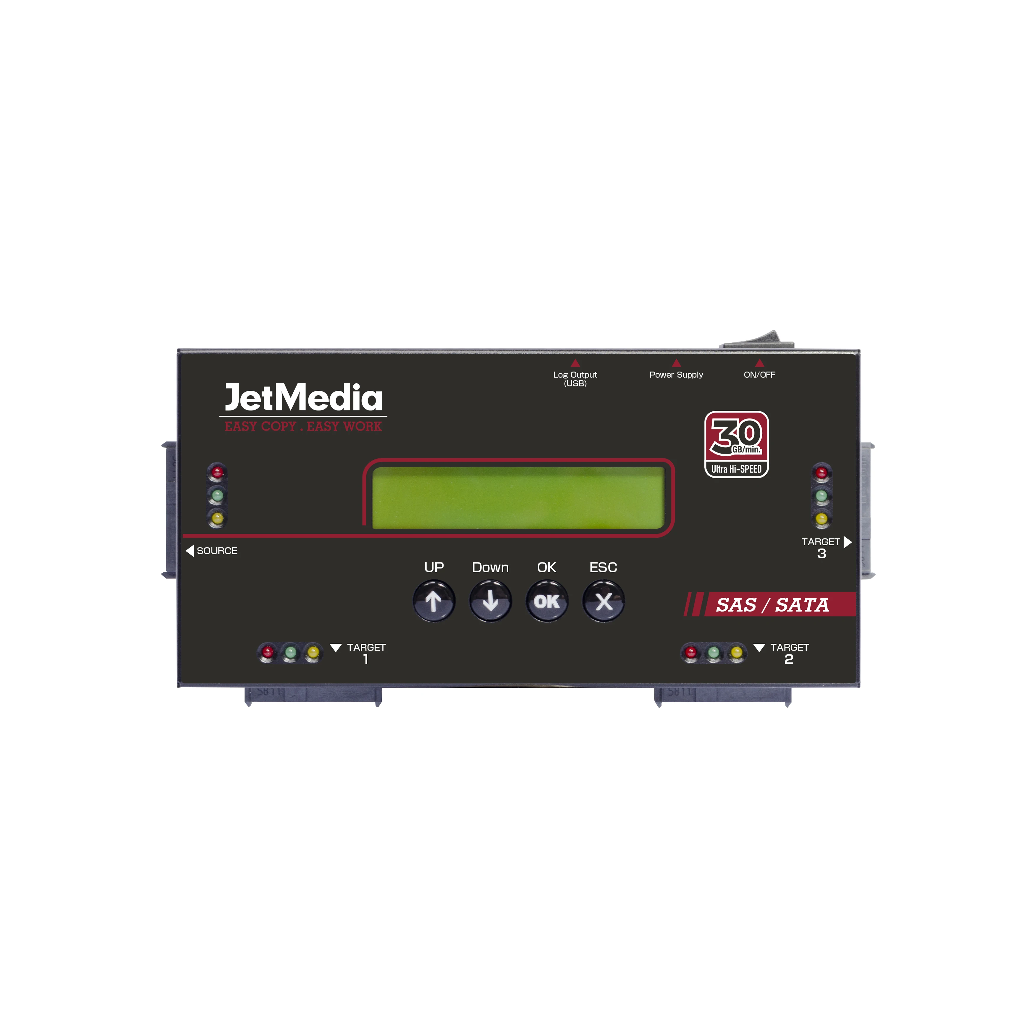 1 до 3 SAS Drive 30 Гбит/мин, автономный Дубликатор HDD SSD и ластик для данных