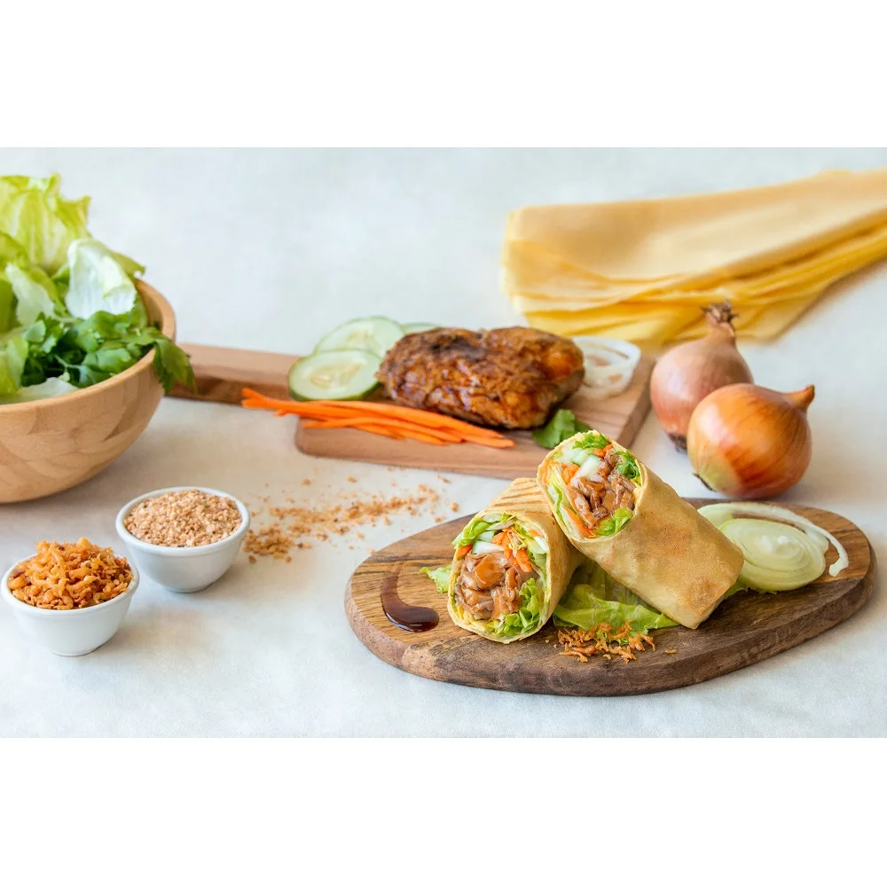 Сингапур лучшее качество вкусная еда готовые к употреблению куриный буррито в пакетов для упаковки с 18 месяцев срок годности