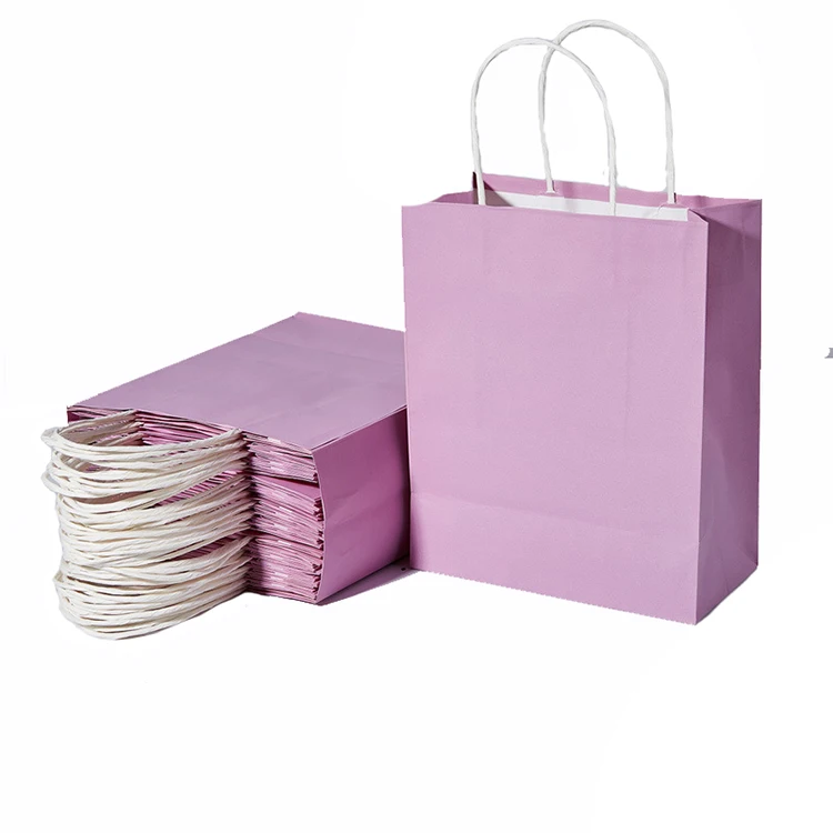 
Wholesale Custom Logo Promotional printed paper bag logo printing custom paper bags restaurant 