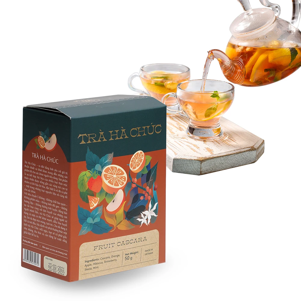 
 Свободный чай для здорового и похудения, сладкий и кислый вкус, чай Ha Chuc Cascara-фруктовый чай из Вьетнама  