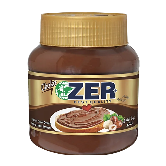 Крем какао от лесного ореха Zer 350 г x 12 стеклянная банка