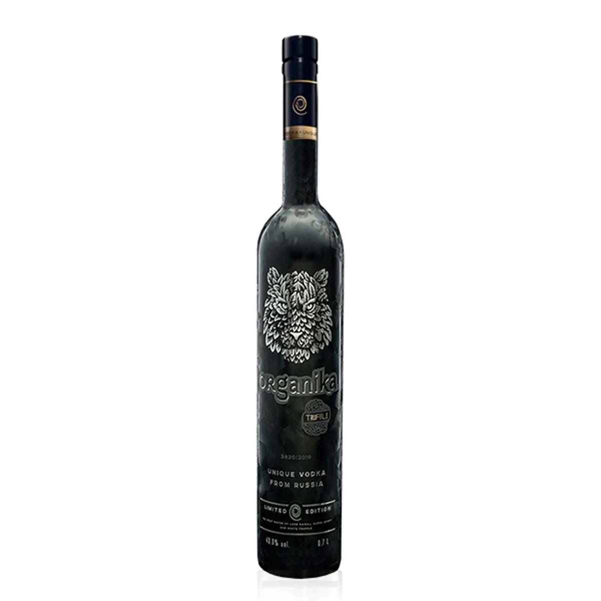 
Premium quality vodka with truffles water of Lake Baikal, alcoholic drinks 