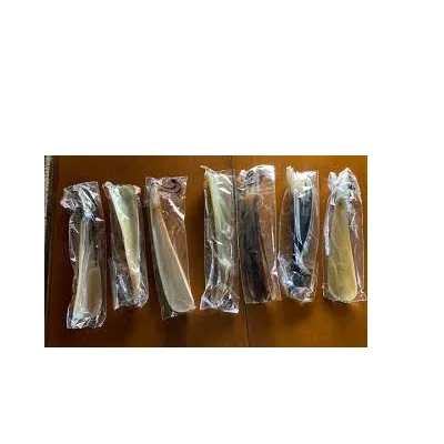 Рог для обуви из натурального буйвола с костяными ручками/рог бычьего волка/длинный ручкой небольшой размер продажи