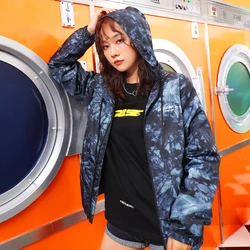 Eco Friendly Cheap price fashionable in stock uniform design maker Polyester digital print dip dye outdoor parka for men