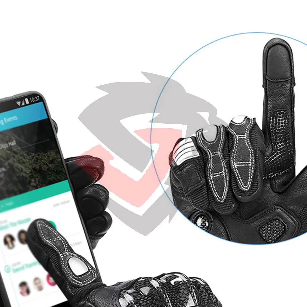 Водонепроницаемые мотоциклетные перчатки для мотокросса Кожаные Перчатки мотоциклистов с закрытыми пальцами уличные новые спортивные гонок