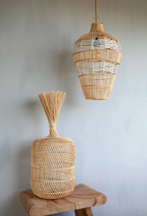 Лампа для морских водорослей в форме шара/лампа ручная работа изделия из Вьетнама