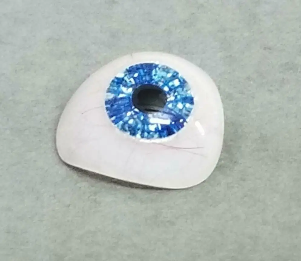  Искусственный одноглазный натуральный и реалистичный протез Bluish лучшее качество экспорт всех цветов бесплатная доставка