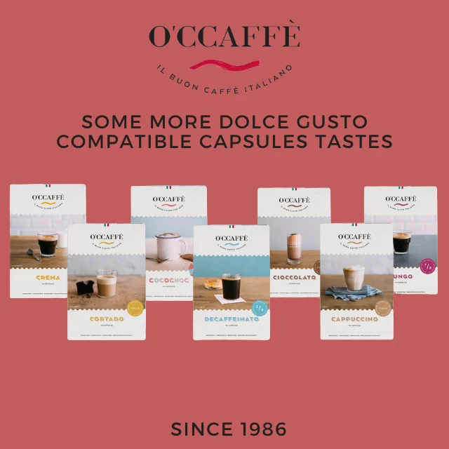 Best Italian Quality Dolce Gusto Compatible Medium Intensity Ristretto Coffee Capsules For Home