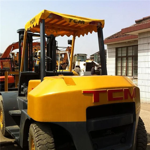 USED TCM FD80 Competitive Price 8t Diesel Powered Forklift Used forklift TCM 8T diesel tcm fd25 fd50 fd30 fd100 fd160