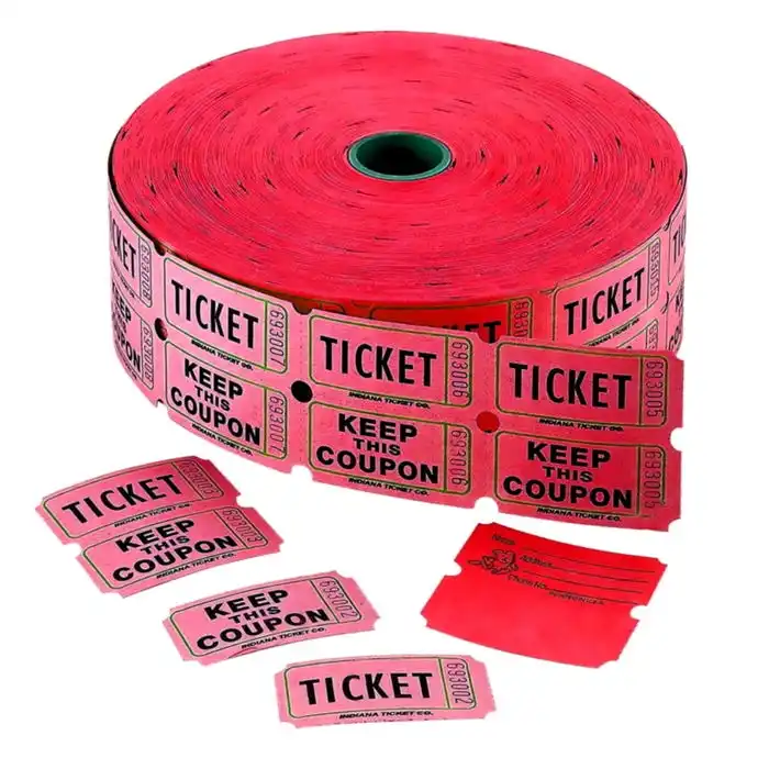 Custom Label Stickers Tickets Roll logo custom sticker Sheet  lottery ticket Printing Ticket Sheets Paper Qr Scratch Off Sticker
