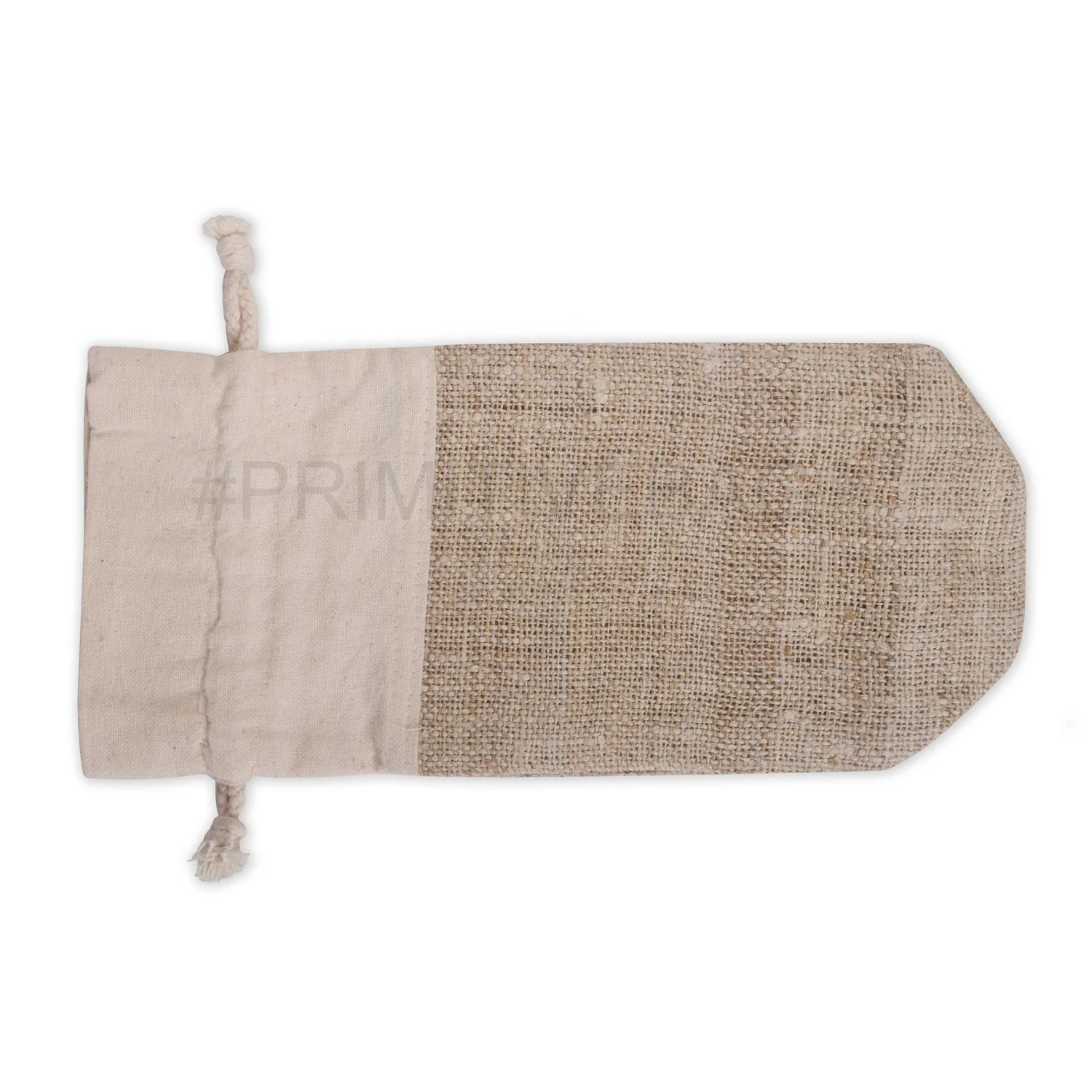 Handmade in Nepal Hemp drawstring closure printing and promotional single wine bottle packaging organic HEMP drawstring pouches