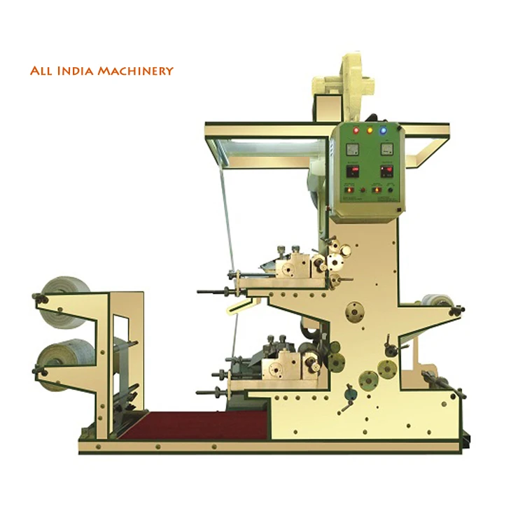 Easy Operation Accurate Color Register High Speed Two Color Flexo Printing Machine