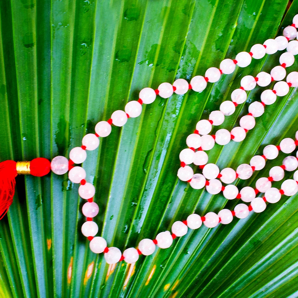 Saffron Radha-Krishna Mala Bag
