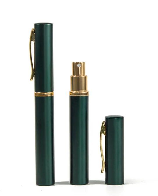 5ml Attractive Design Portable Pen Shape Pocket Perfume Atomizer Metal Shell Purse Atomizer Aluminium Spray Bottle