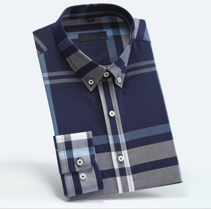 
Men Gender and Adults Age Group check long sleeve dress shirt 
