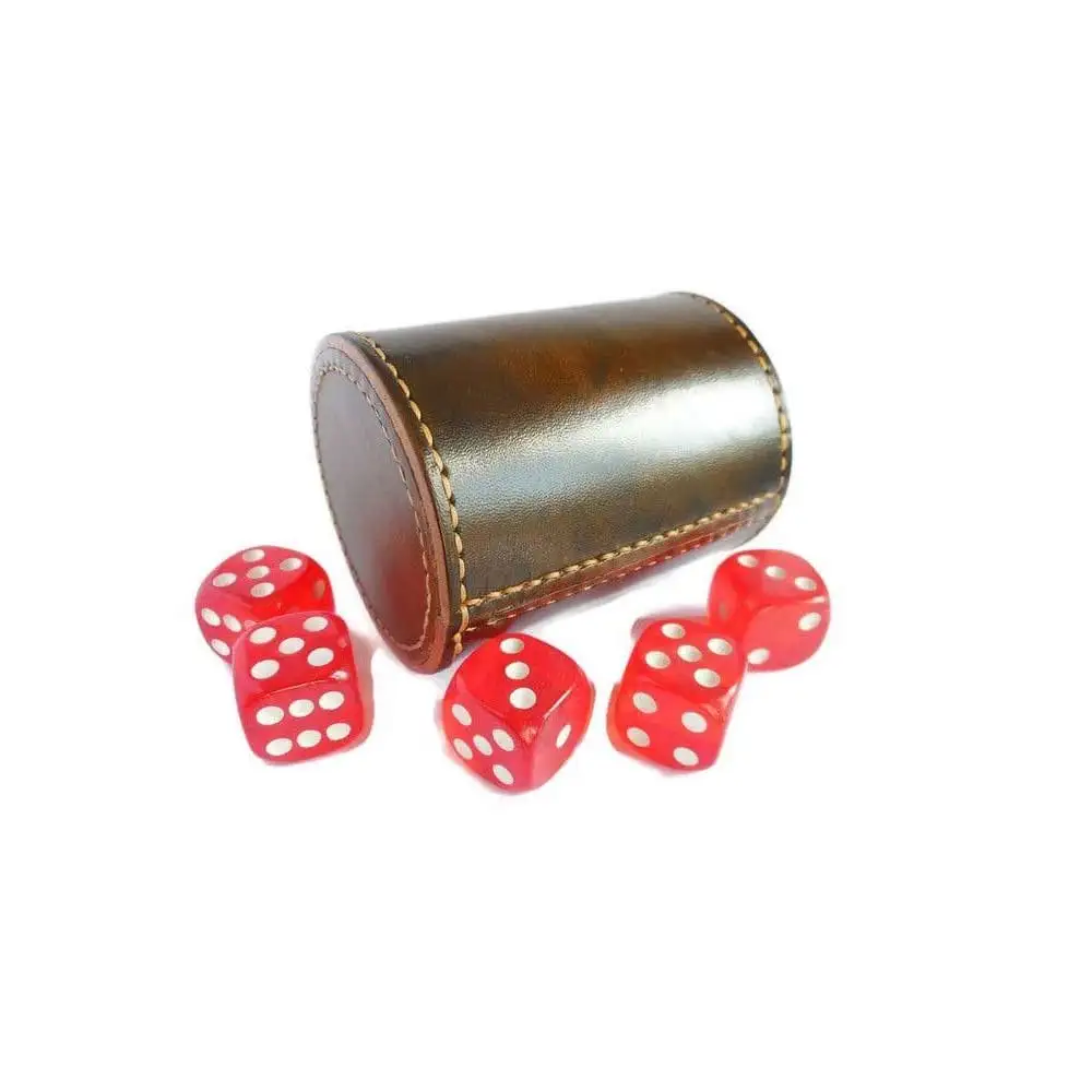 Кожаные игральные кости для ночного клуба-крутые игр