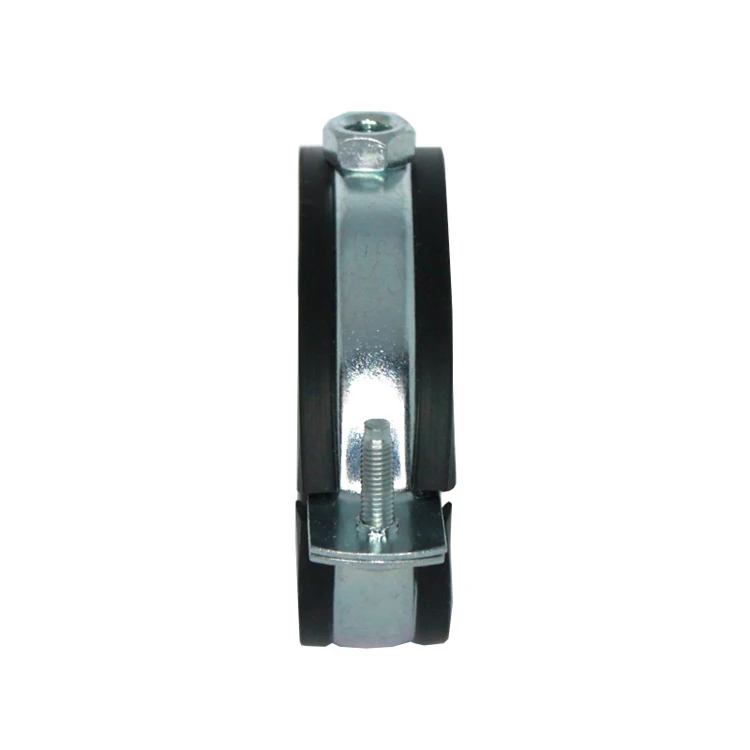 Прочный стальной и резиновый Зажим для труб с гайкой M10 73-80 (2 1/2 дюйма), резиновые зажимы для труб