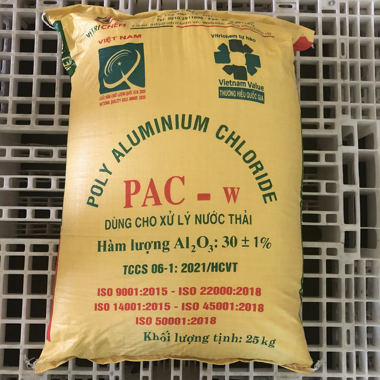 Highly Effective Hot Best Selling Coagulant Industrial Price Poly Aluminum Chloride 30% from Viet Nam
