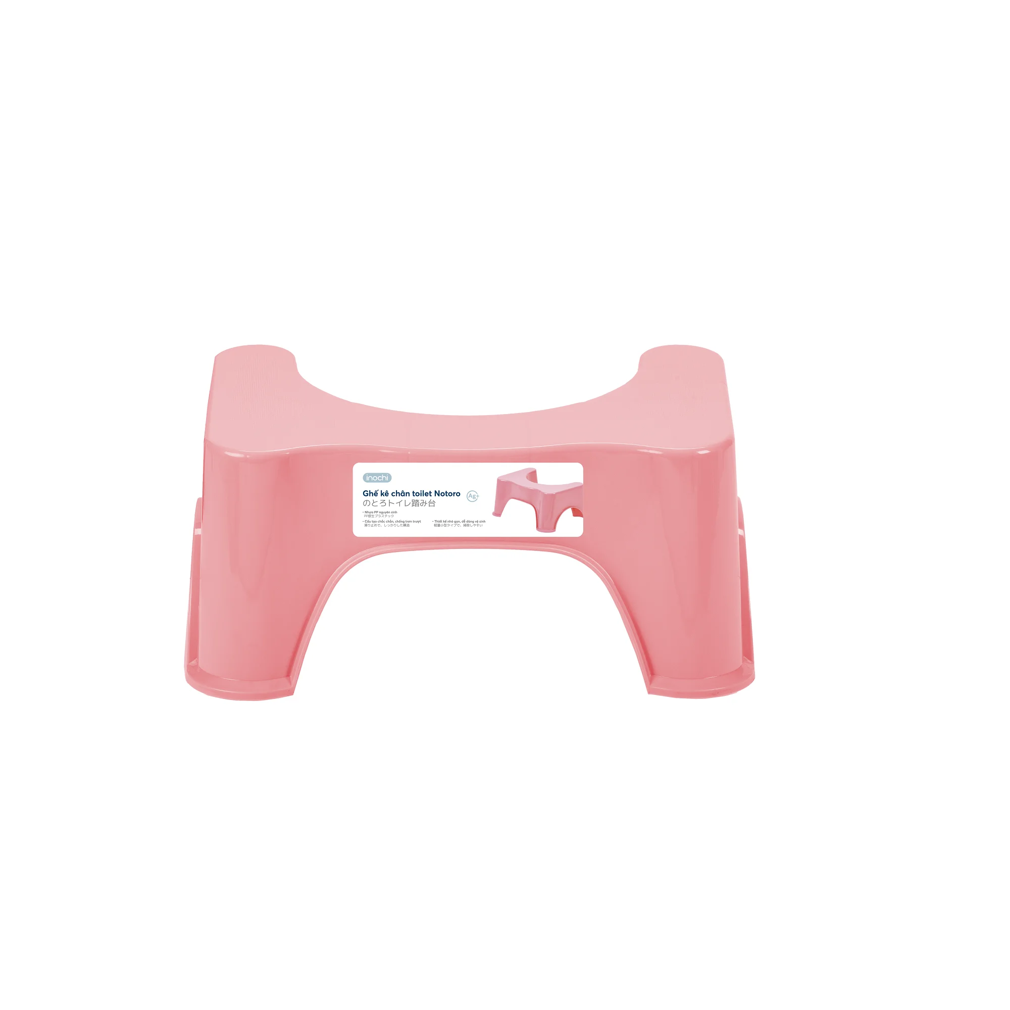 Hot Selling Product 2023 Toilet Foot Stool Pink Custom Inochi Baby Supplies Training Quality Product From Vietnam Factory