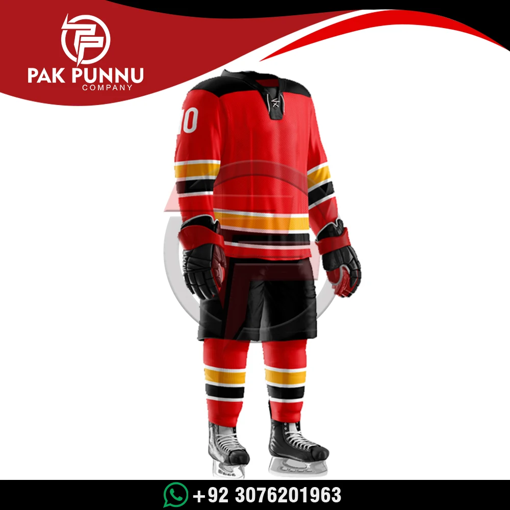 New arrived Low rate Best material ice hockey uniform wholesale supplier