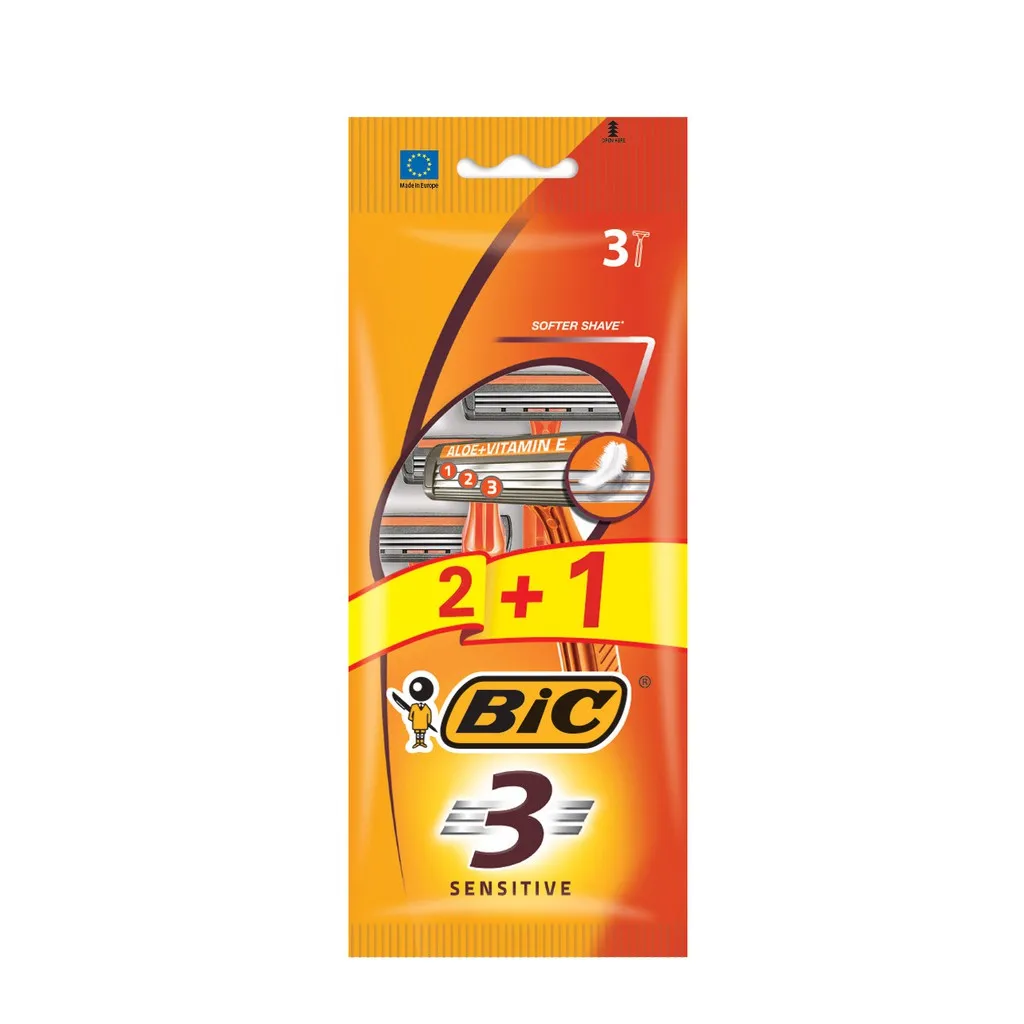 
BIC Twin Lady Sensitive Disposable Razor Blades Comfortable Smooth Shave 5 pcs 