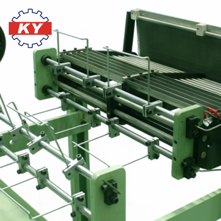 KY narrow fabric weaving loom for shock absorbing lanyard