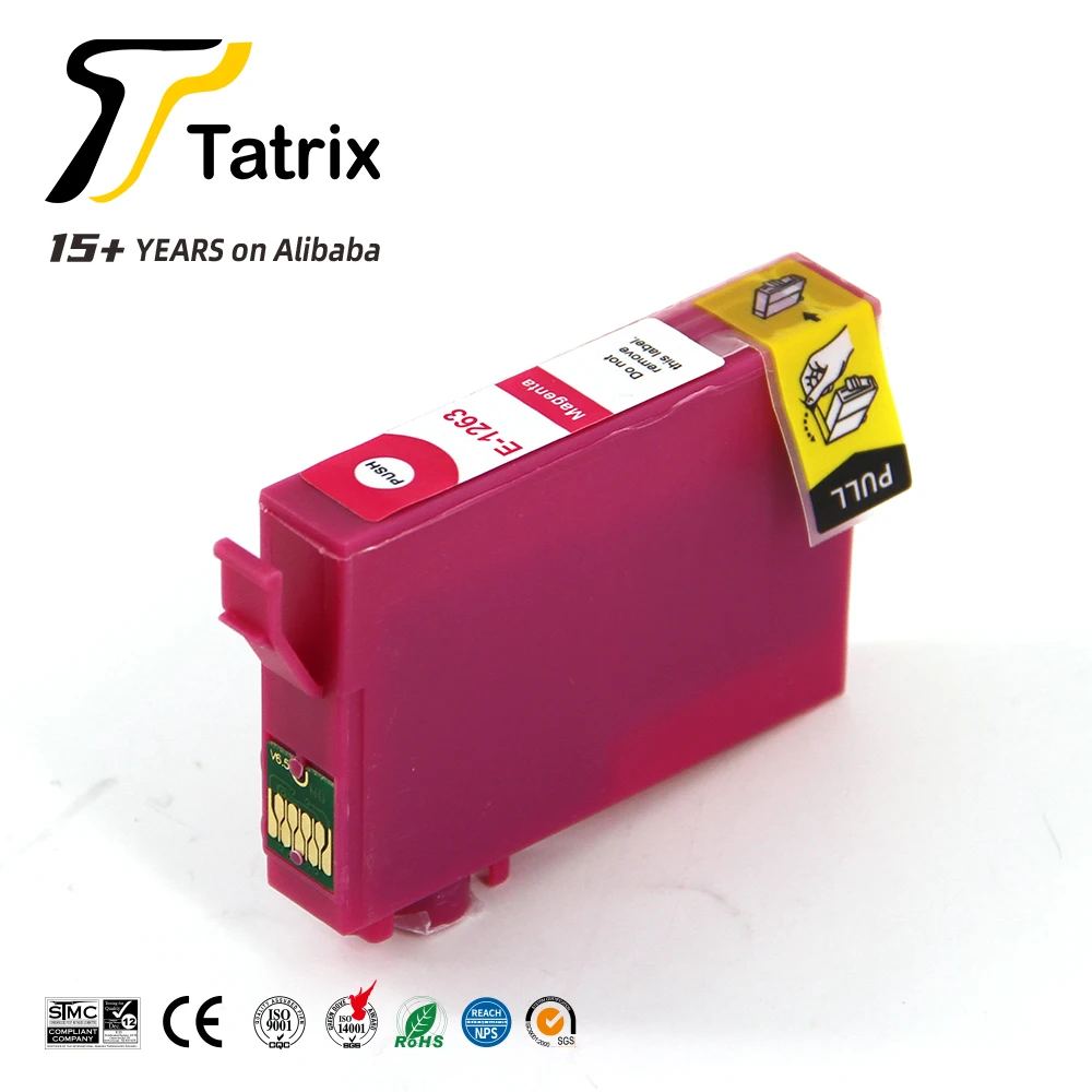 Tatrix RTS T1261 T1262 T1263 T1264 премиум цвета совместимый картридж с чернилами для принтера Epson рабочей силы 630 633 WF-7510