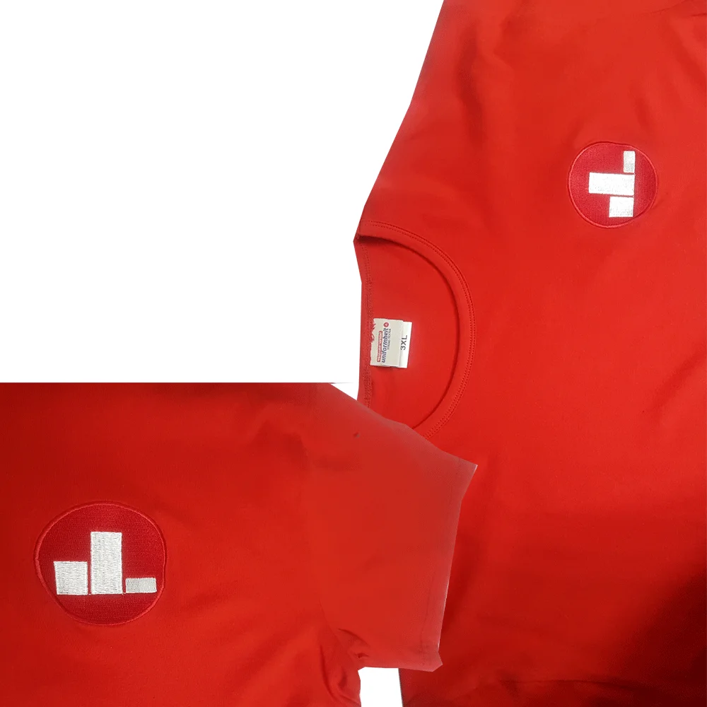 BEST QUALITY MENS RED COLOR CUSTOM LOGO T SHIRT