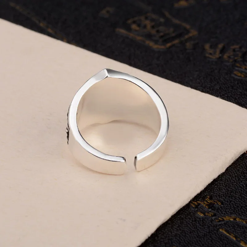 CRM20028  Ring Unique  Fun  Chunky  Thick Creative Design Gear europunk style retro rings for men and women