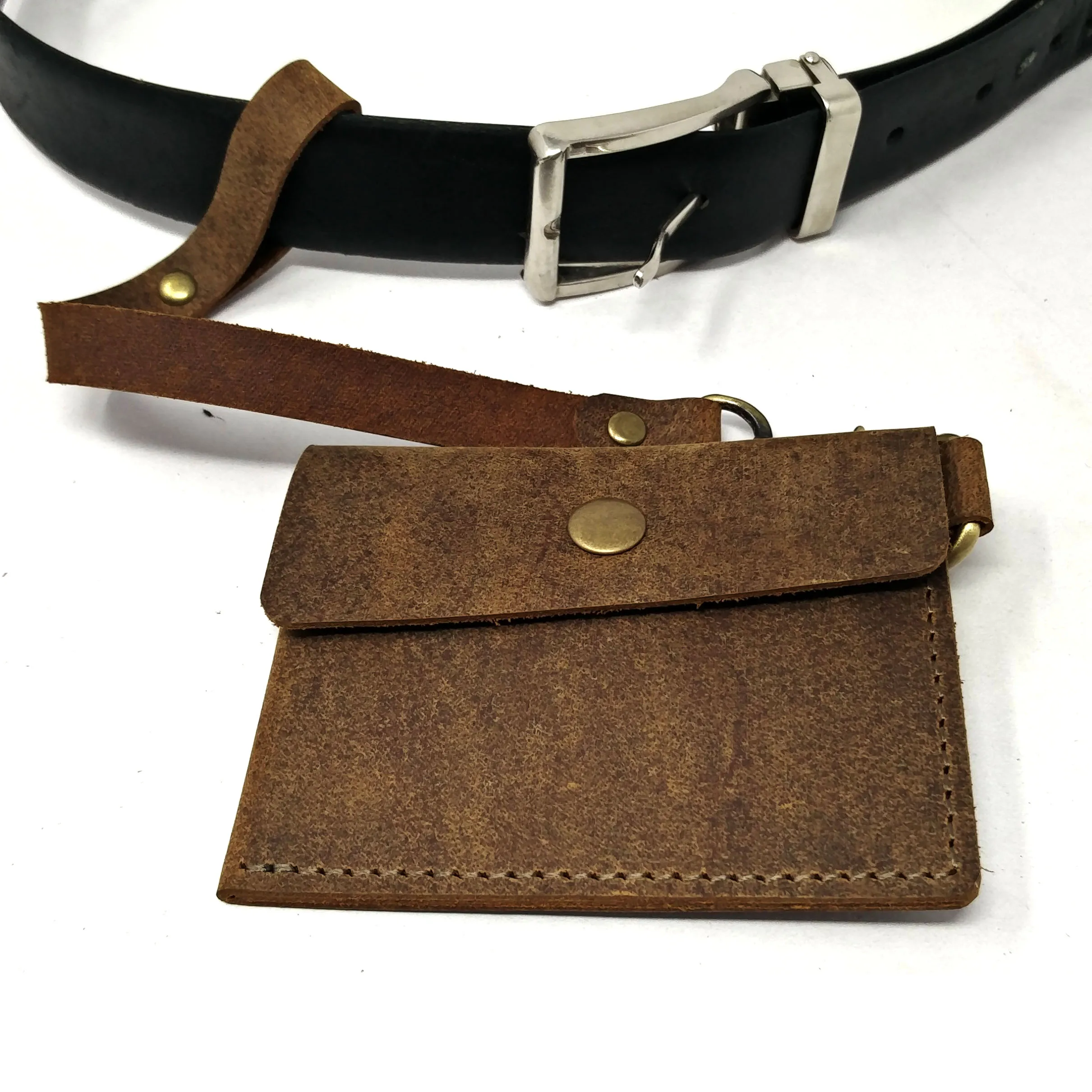 Кошелек из 100% натуральной кожи Крейзи Хорс