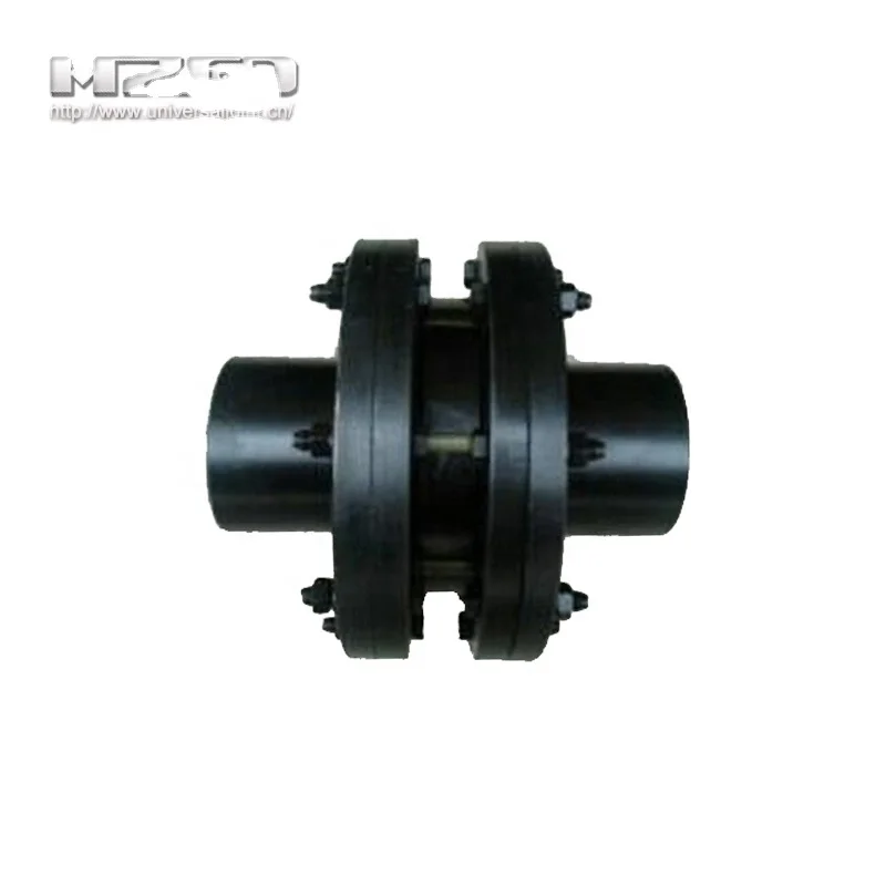 
Double flange rubber shaft jaw spider coupling 