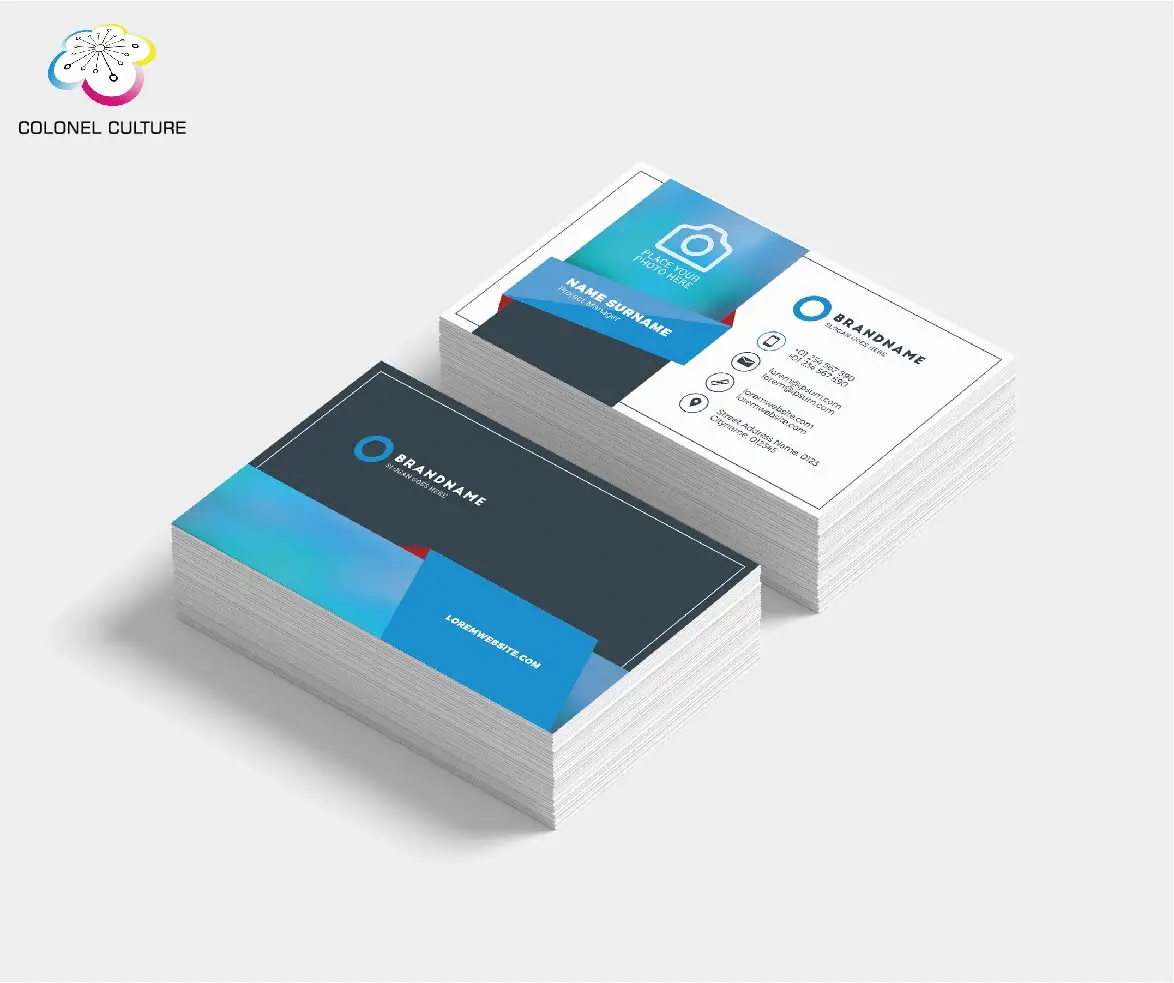 Corporate Procurement Typical Eco-Friendly Linen Paper Business Card