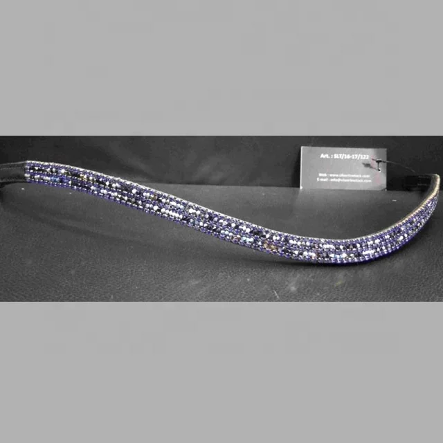 Horse Hot Fix Export Quality Leather Browbands