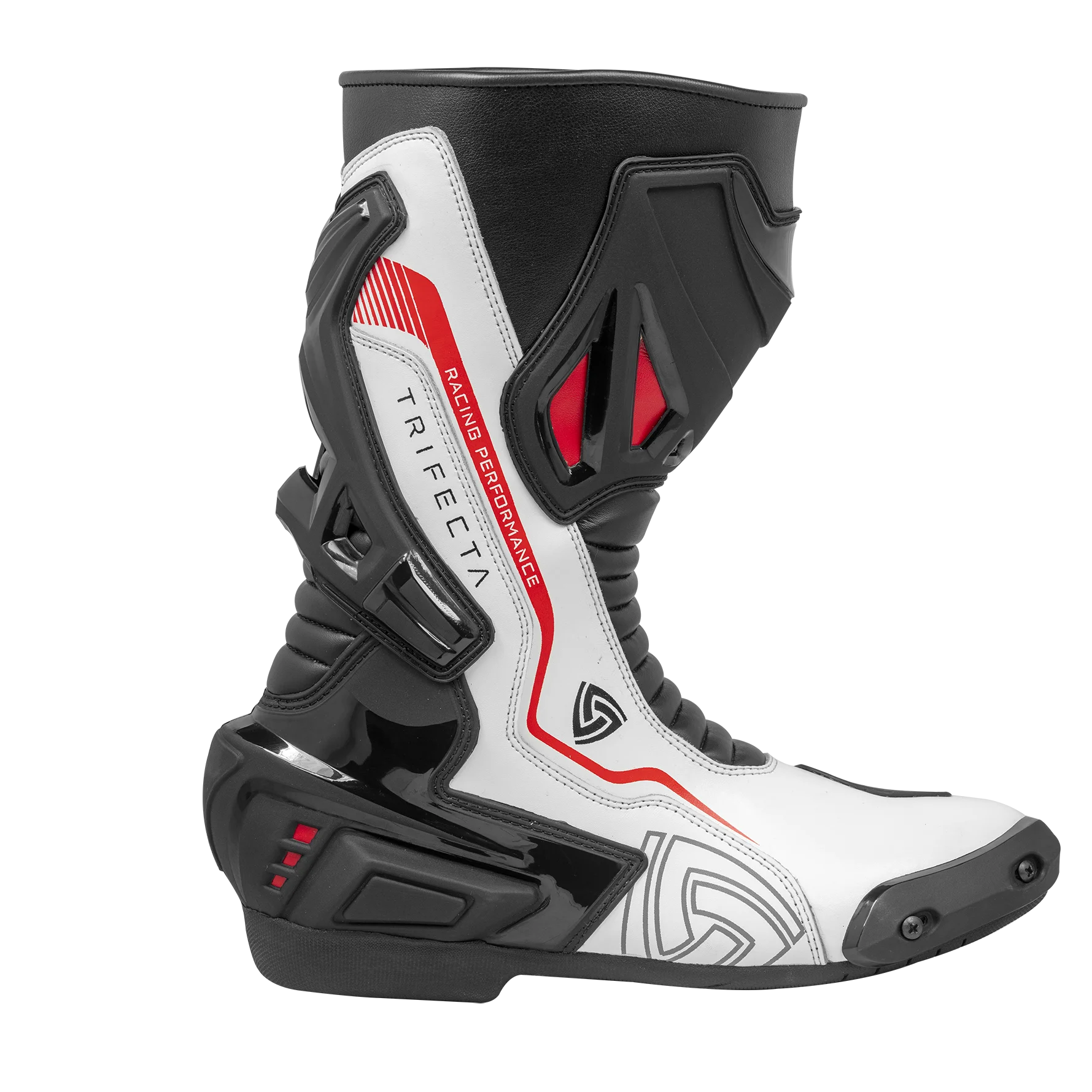 
Men Power Track Racing Motorbike Boots Real Leather Sportswear Motorcycle Racing Shoes 