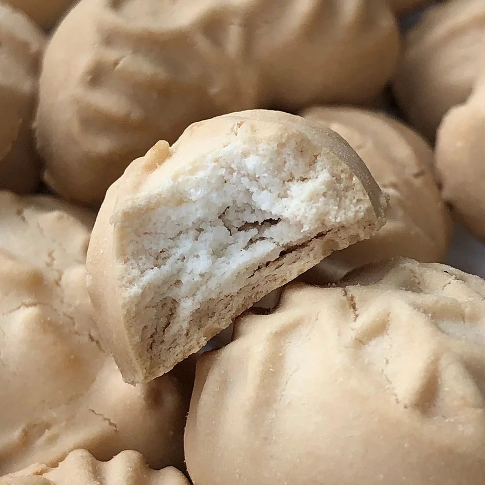 Custom Wholesale Private Label Sweet Coconut Milk Cookies Biscuit Ready Stock Made in Malaysia Handmade Sweet Cookie